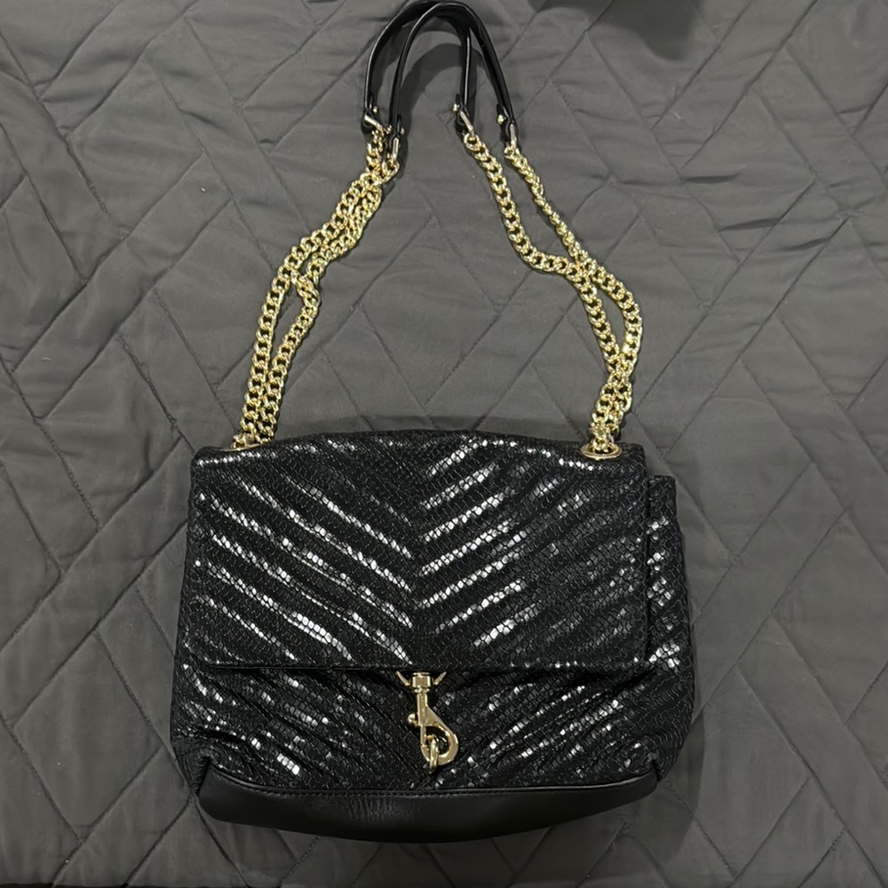 Rebecca Minkoff Edie Flap Shoulderbag in Black